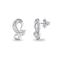 Leo Moon-sign Earrings Catherine Best Dev Silver Stud