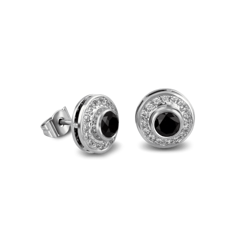Wishing Well Earrings Catherine Best Dev Black Diamond Platinum