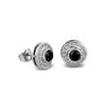 Wishing Well Earrings Catherine Best Dev Black Diamond Platinum