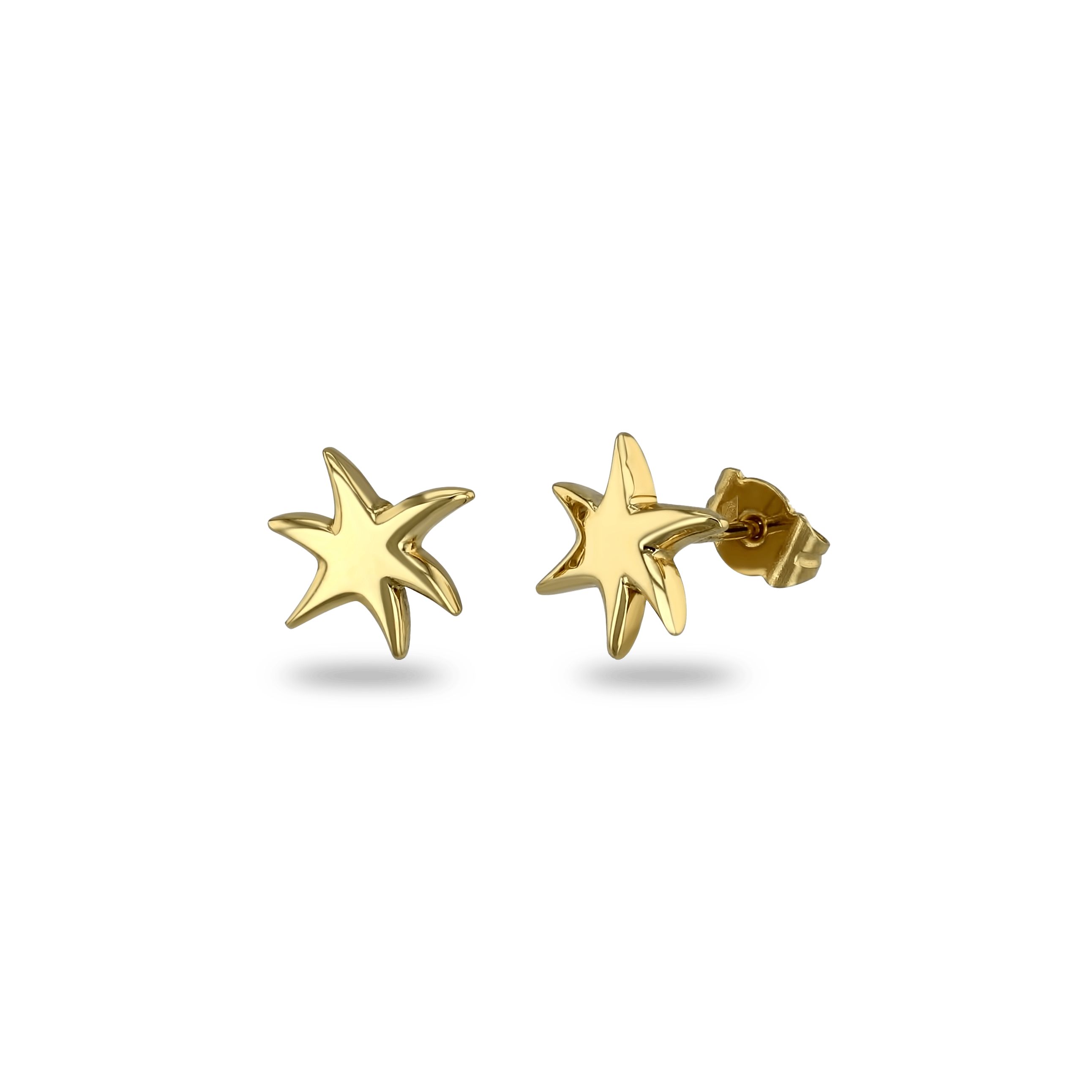 Star Earrings Catherine Best Dev 18ct Yellow Gold