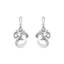 OM Earrings Catherine Best Dev Silver Drop