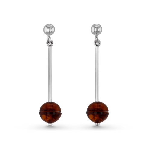 Pendulum Earrings Catherine Best Dev Silver