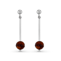 Pendulum Earrings Catherine Best Dev Silver