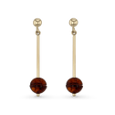Pendulum Earrings Catherine Best Dev 9ct Yellow Gold