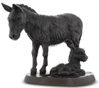 Bronze Donkey & Foal Sculpture Catherine Best Dev Bronze Resin