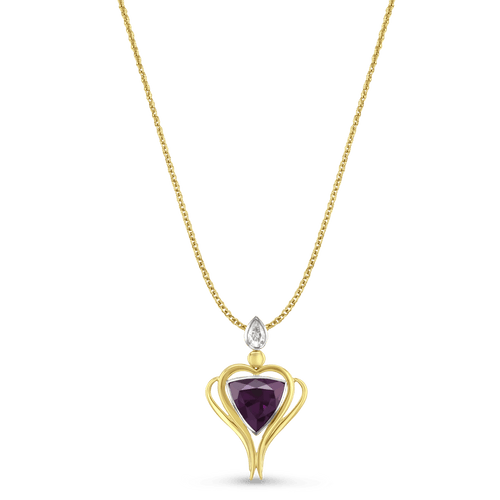 All My Heart Pendant Catherine Best Dev Pendant on a 18 chain