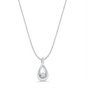 Twist Pendant Catherine Best Silver Pendant on a 18