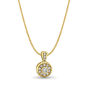 Wishing Well Pendant Catherine Best Dev 18ct Yellow Gold Pendant on a 18