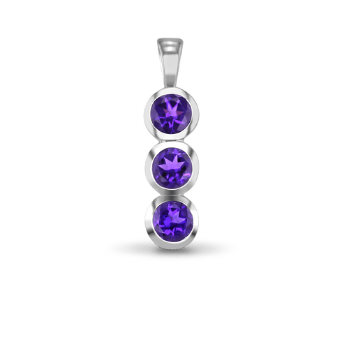 Trinity Pendant Catherine Best Dev Pendant Amethyst