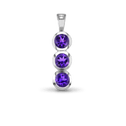Trinity Pendant Catherine Best Dev Pendant Amethyst