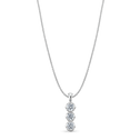 Trinity Pendant Catherine Best Dev Pendant on a 18 chain Clear Cubic Zirconia