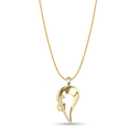 Inner Balance Pendant Catherine Best Dev 9ct Yellow Gold Pendant on a 18