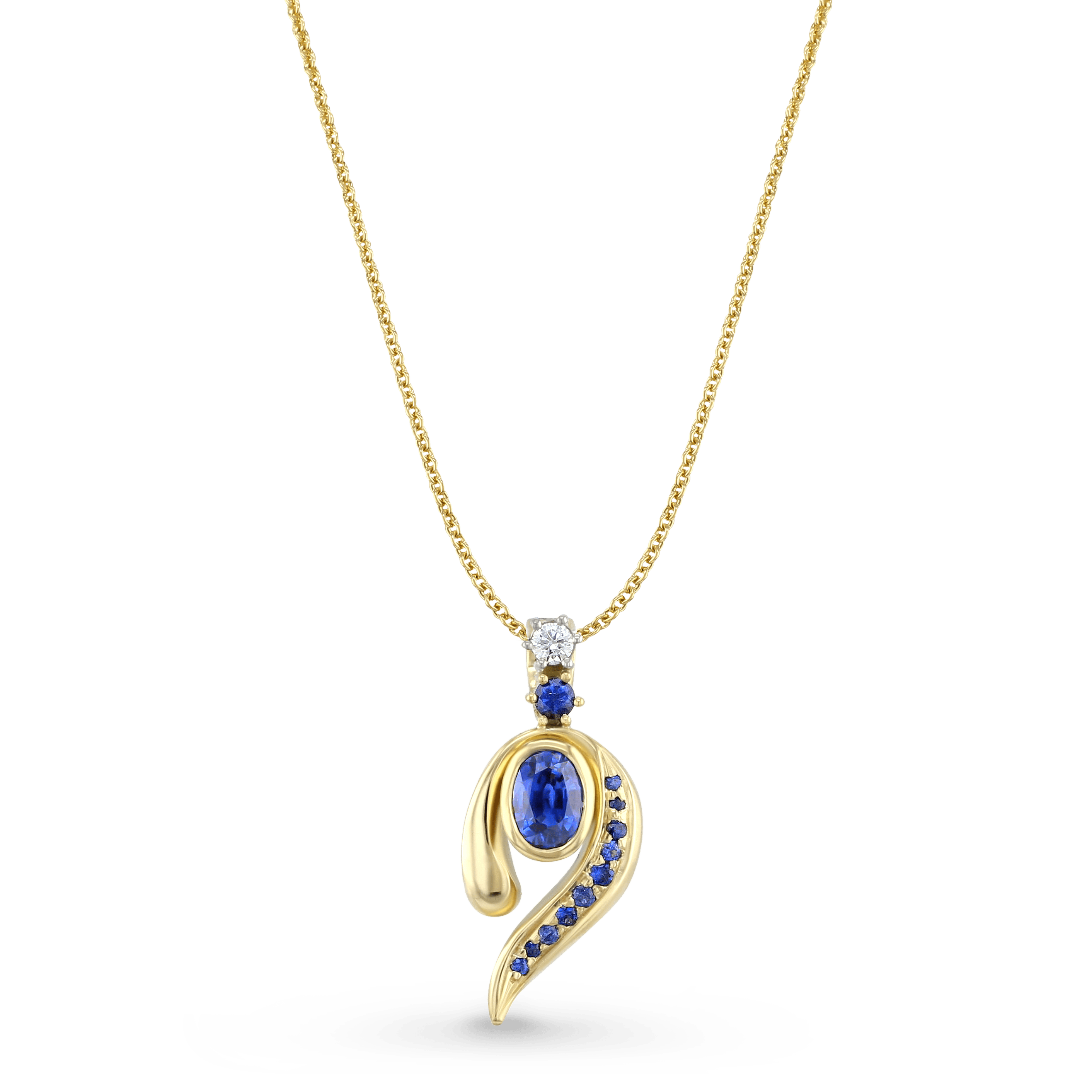 Rapture Sapphire Pendant Catherine Best Dev Pendant