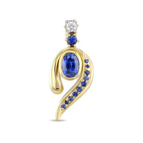 Rapture Sapphire Pendant Catherine Best Dev Pendant