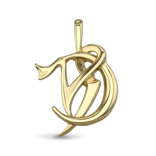 Capricorn Moon-sign Pendant Catherine Best Dev 9ct Yellow Gold Pendant