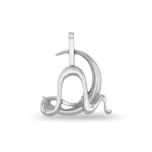 Aquarius Moon-sign Pendant Catherine Best Dev Silver Pendant