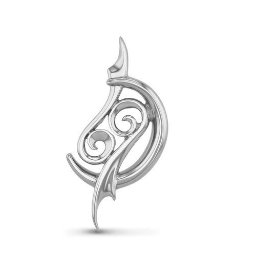 Cancer Moon-sign Pendant Catherine Best Dev Silver Pendant