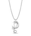 Leo Moon-sign Pendant Catherine Best Dev Silver Pendant on a 18