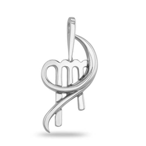 Virgo Moon-sign Pendant Catherine Best Dev Silver Pendant