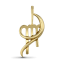 Virgo Moon-sign Pendant Catherine Best Dev 9ct Yellow Gold Pendant