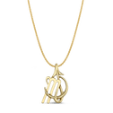 Scorpio Moon-sign Pendant Catherine Best Dev 9ct Yellow Gold Pendant on a 18