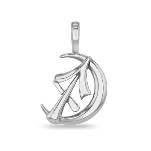 Sagittarius Moon-sign Pendant Catherine Best Dev Silver Pendant