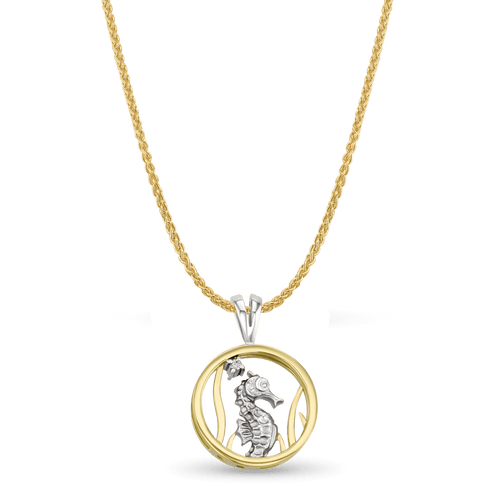 Seahorse Pendant Catherine Best Dev Pendant on a 18 chain