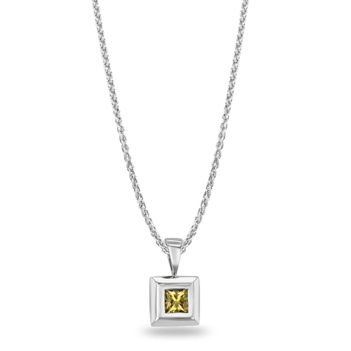 Amore Mio Pendant Catherine Best Dev Sapphire (Yellow) Pendant on a 18