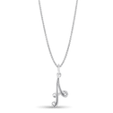 Initial A Love Letter Mini Pendant in Silver Catherine Best Dev