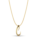 Initial C Love Letter Pendant Catherine Best Dev 9ct Yellow Gold Pendant on a 18 chain
