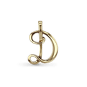 Initial D Love Letter Pendant Catherine Best Dev 9ct Yellow Gold Pendant