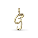 Initial G Love Letter Pendant Catherine Best Dev 9ct Yellow Gold Pendant