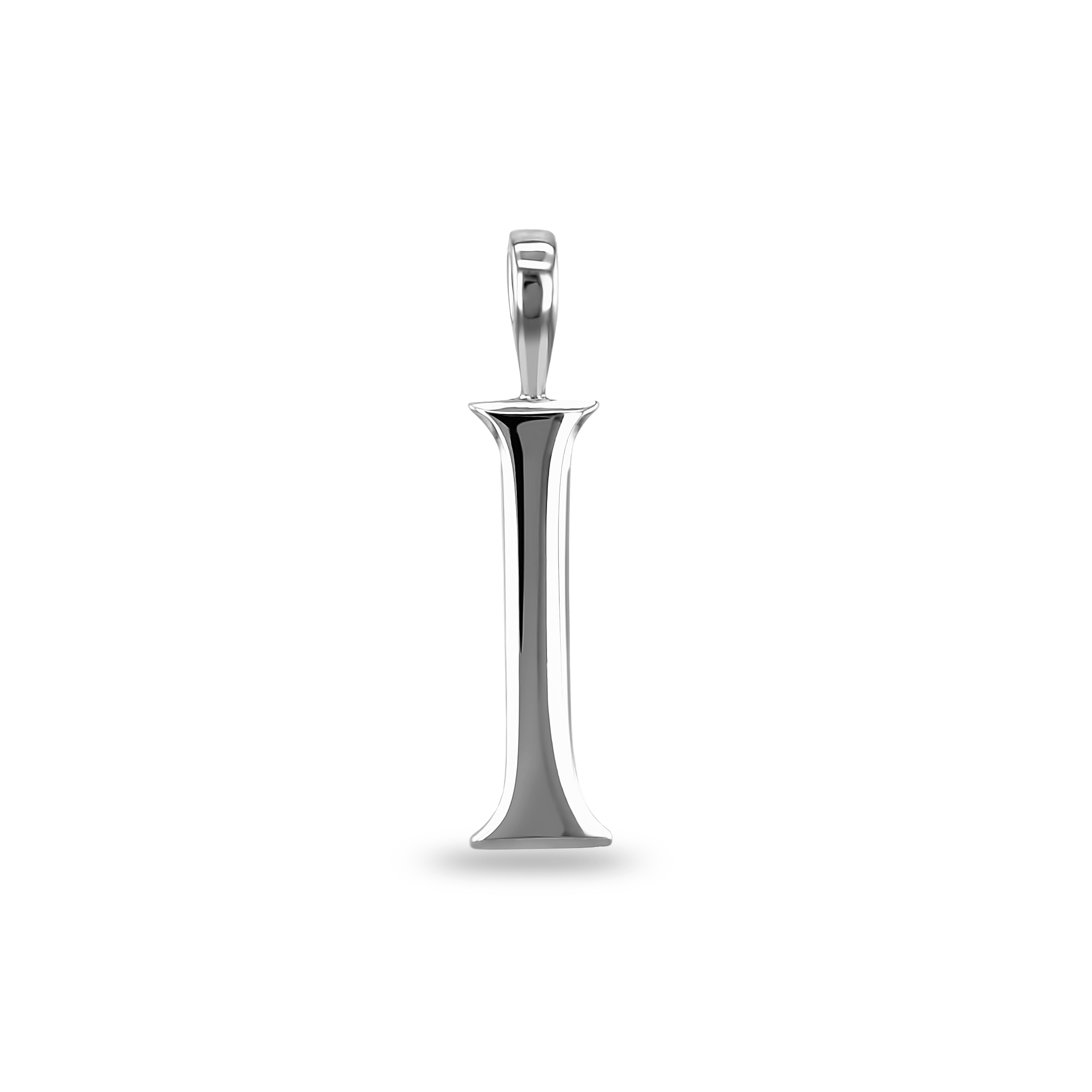 Initial I Love Letter Pendant Catherine Best Dev Silver Pendant
