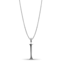 Initial I Love Letter Pendant Catherine Best Dev Silver Pendant on a 18 chain
