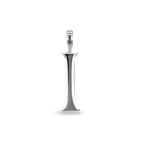 Initial I Love Letter Pendant Catherine Best Dev Silver Pendant