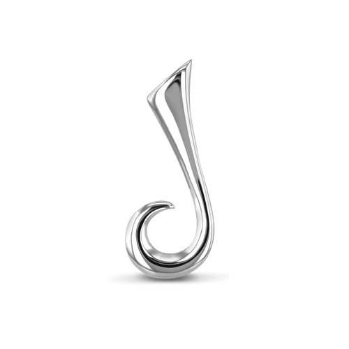 Initial J Love Letter Pendant Catherine Best Dev Silver Pendant