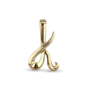 Initial K Love Letter Pendant Catherine Best Dev 9ct Yellow Gold Pendant