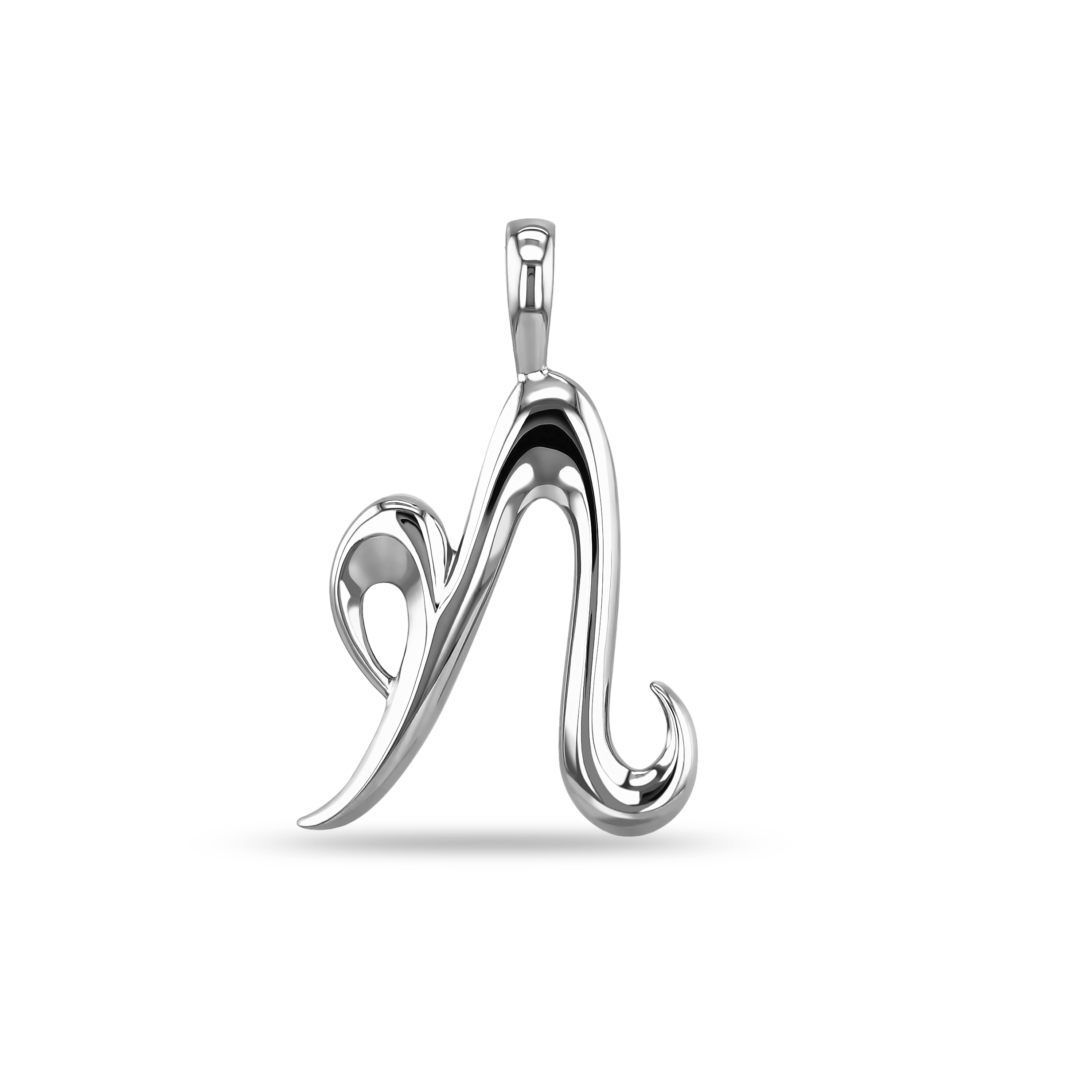 Initial N Love Letter Pendant Catherine Best Dev Silver Pendant