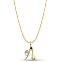 Initial N Love Letter Pendant Catherine Best Dev 9ct Yellow Gold Pendant on a 18 chain