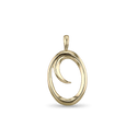 Initial O Love Letter Pendant Catherine Best Dev 9ct Yellow Gold Pendant