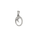 Initial O Love Letter Mini Pendant in Silver Catherine Best Dev