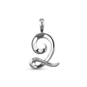 Initial Q Love Letter Pendant Catherine Best Dev Silver Pendant