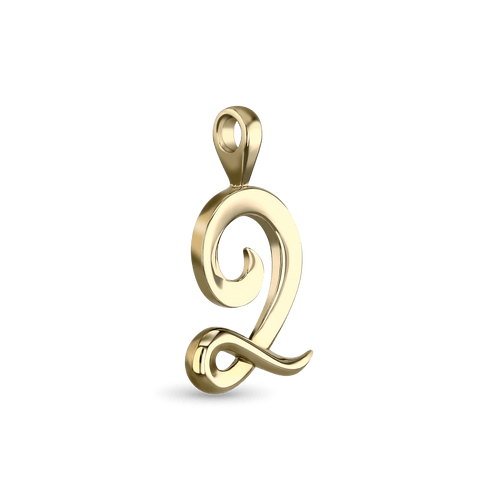Initial Q Love Letter Pendant Catherine Best Dev