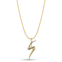 Initial S Love Letter Pendant Catherine Best Dev 18ct Yellow Gold Pendant on a 18 chain