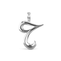 Initial T Love Letter Pendant Catherine Best Dev Silver Pendant