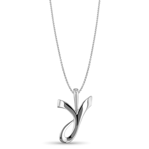 Initial Y Love Letter Pendant Catherine Best Dev Pendant on an 18inch chain