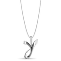 Initial Y Love Letter Pendant Catherine Best Dev Pendant on an 18inch chain