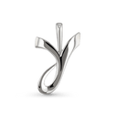 Initial Y Love Letter Pendant Catherine Best Dev Silver
