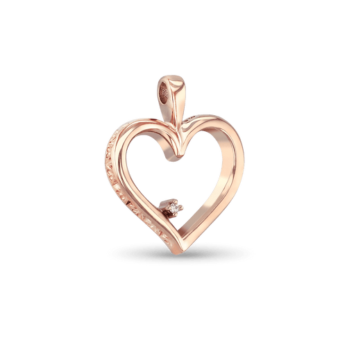 I Love You Pendant Catherine Best Dev 9ct Red Gold Pendant