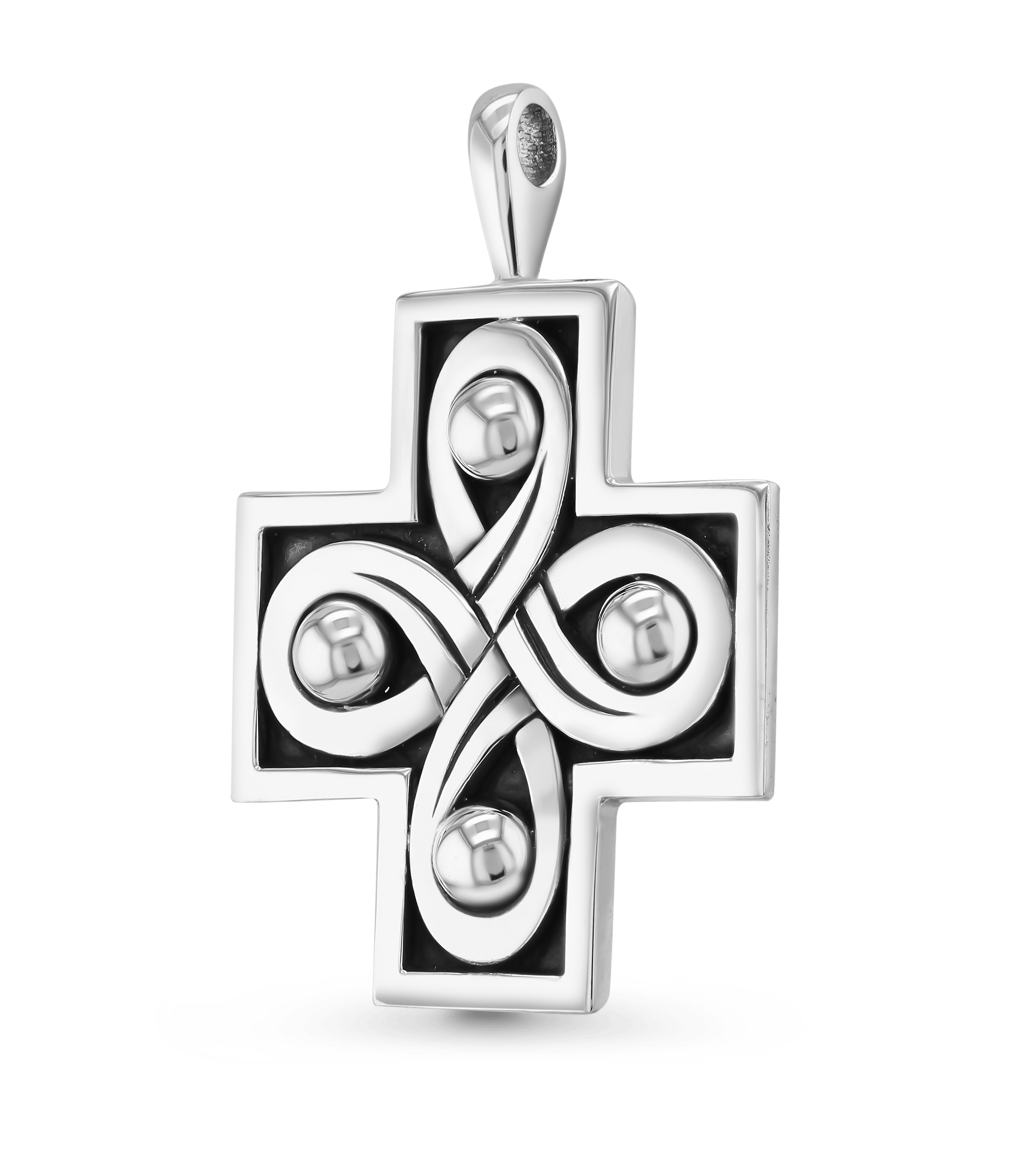Spirit Religious Cross Pendant in Silver Catherine Best Dev Pendant